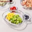 Đĩa đựng gia vị hình gấu ZK & Bát bánh bao vỏ sò - Khay phục vụ trái cây Salad VN