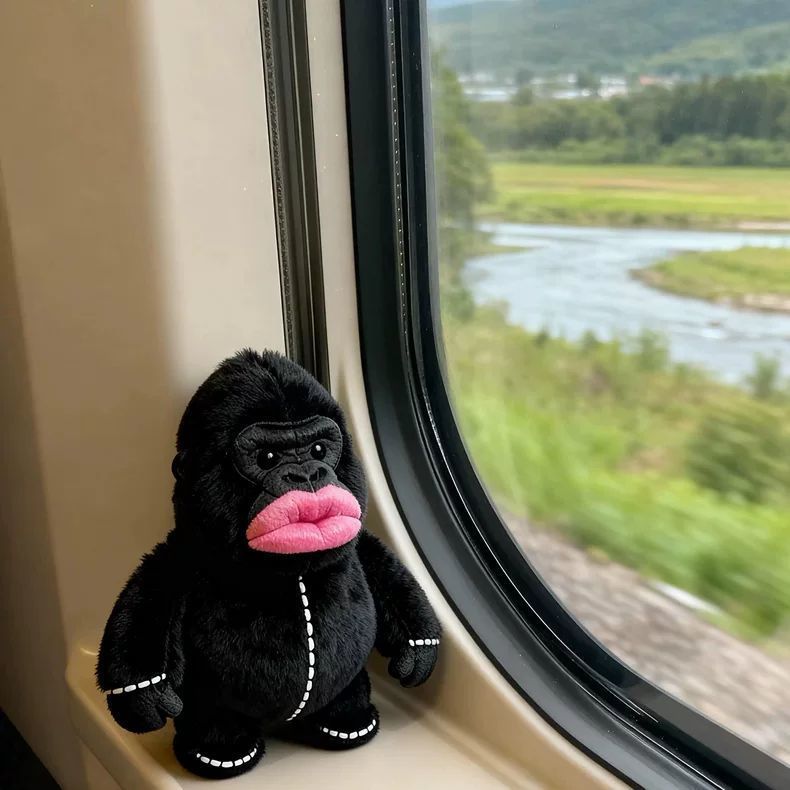 Bán chạy Đôi môi dày Gorilla Trừu tượng Xấu xí Mặt dây chuyền dễ thương Búp bê sang trọng Túi có giá trị cao Mặt dây chuyền Quà tặng