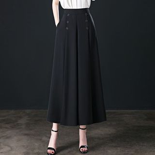 Quần váy ống rộng,thời trang và đa năng,cạp cao, tôn dáng,thanh lịch,mát mẻ và rộng rãi cho mùa hè.