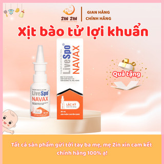 Bình xịt LiveSpo Navax Chuyên dụng (20ml) - Giảm nguy cơ sổ mũi, nghẹt mũi, viêm tai, mũi, họng