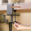 Móc bên bàn làm việc CHEESELY, Móc treo di động có thể tháo rời, Giá đỡ túi xách đa chức năng bằng thép Carbon di động Bàn làm việc