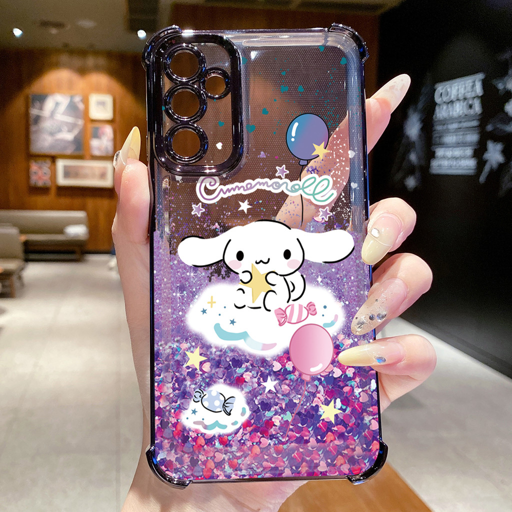 Tương thích với Samsung Galaxy A17 A07 A15 A05 A35 A55 A14 A34 A56 A36 A06 A16 Kuromi MY Melody Vỏ mạ trong suốt dễ thương Vỏ chống rơi FD