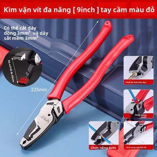 Kìm Công Nghiệp Thép Cao Cấp, Dụng Cụ Chuyên Dụng Lấy ốc Trượt Răng, Kìm đa Năng Cắt, Tước Dây Và Kéo Dây Cho Thợ điện