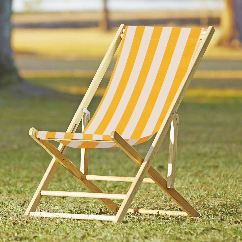 [CO8] Vải thay thế Beach Lounger Vải Polyester 120x45 cm Vàng trắng
