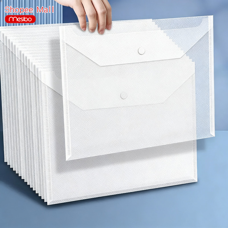 mesibo Túi đựng tài liệu a4 văn phòng phẩm giá sỉ , túi trong suốt ,file bìa đựng tài liệu - 30 chiếc clear bag ,lưu trữ