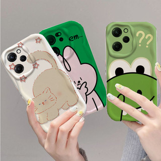 Ốp Điện Thoại Hình Thỏ Mèo Hoạt Hình Sáng Tạo Cho POCO F3 F7 F8 Ultra X7 X6 M7 Pro X3 NFC Xiaomi 14 15T PRO Vỏ Silicon Mềm Sóng Bên