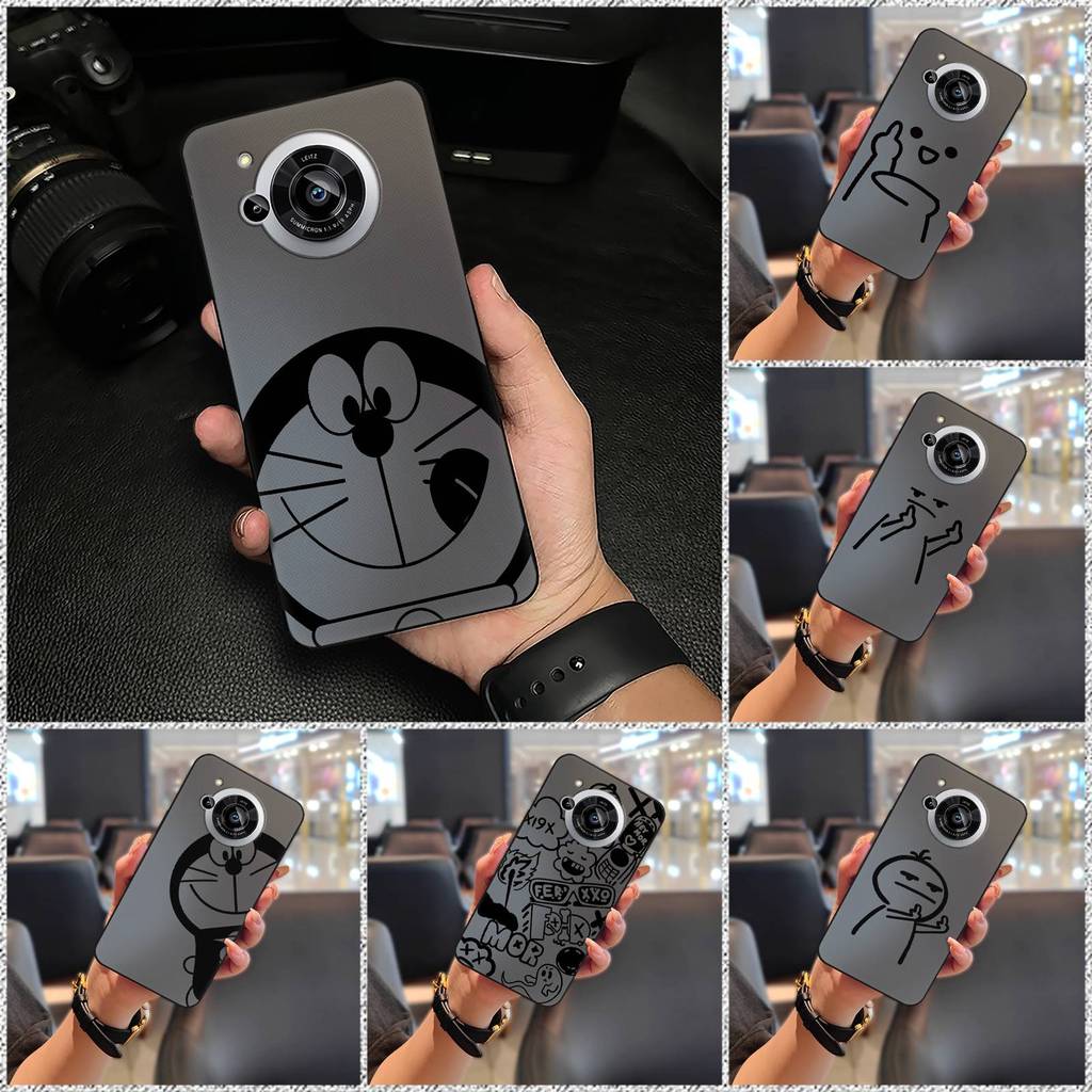 Ốp lưng TPU hoạt hình Graffiti cho Sharp Aquos R7 / SH-52C, bảo vệ toàn diện, chống va đập, chống thấm nước