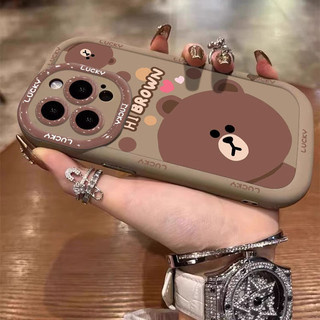Ốp lưng IPhone 17 16 15 14 13 12 11 Pro Max XRXSMax 78 Plus Dễ thương Cartoon Cub trường hợp điện thoại