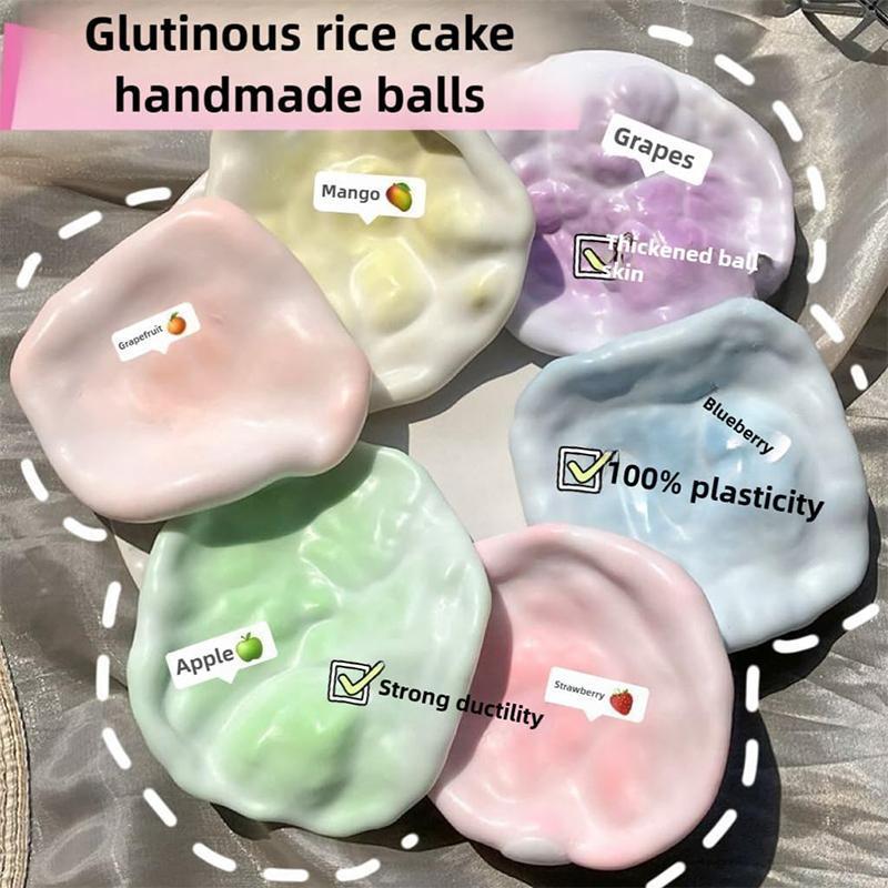 Giảm Căng Thẳng Cát Dính Bóng Bóp Đồ Chơi Giảm Căng Thẳng Bánh Gạo Thủ Công Bóng Đồ Chơi