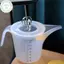 PUSKY 1500ml Dung Tích Lớn Tốt Nghiệp Cốc Đo Nhựa Rõ Ràng Nướng Cốc Đo Cân Có Nắp Hộ Gia Đình Cốc Nướng Bếp VN