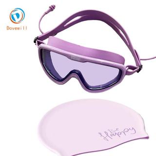 Dovewill Kính Bơi Người lớn chống sương mù tầm nhìn rộng, dây điều chỉnh - Phù hợp cho lặn biển và thể thao dưới nước