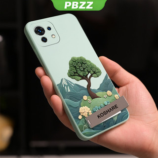 Ốp Lưng Cho Xiaomi mi 11 Lite Xiaomi 11t Xiaomi 11 Lite 5g ne Xiaomi 11t pro Vỏ Điện Thoại Vỏ Mềm Silicon Lỏng Chống Sốc Thiết Kế Mới Cây Thẩm Mỹ Có Giá Đỡ YTCBZJLS01
