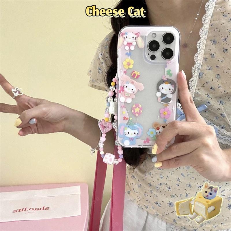 mặc đồ xuyên thấu Kitty Ốp điện thoại di động tương thích với iPhone 11 12 13 14 15 16 17 Pro Max 6 8 7 Plus XR Xs Max