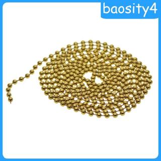 Dây chuyền bóng dài 2 mét bằng đồng thau, kèm móc khóa đính cườm