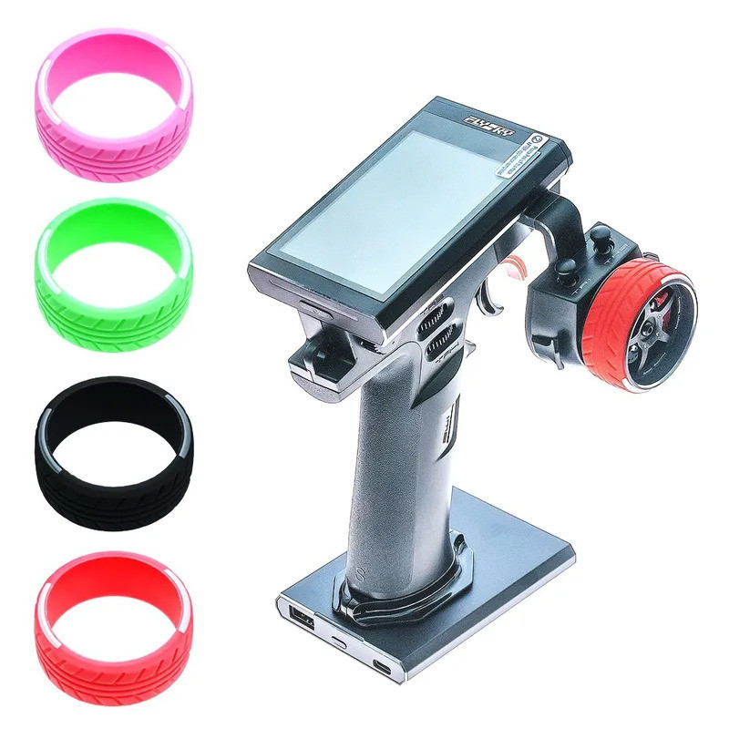 Vỏ Vô Lăng Silicon Cho Máy Phát RC - Tay Cầm Đa Năng Cho Futaba NB4, 7PX, Traxxas TQi, Sanwa - Chống Trơn Trượt & Thoải Mái