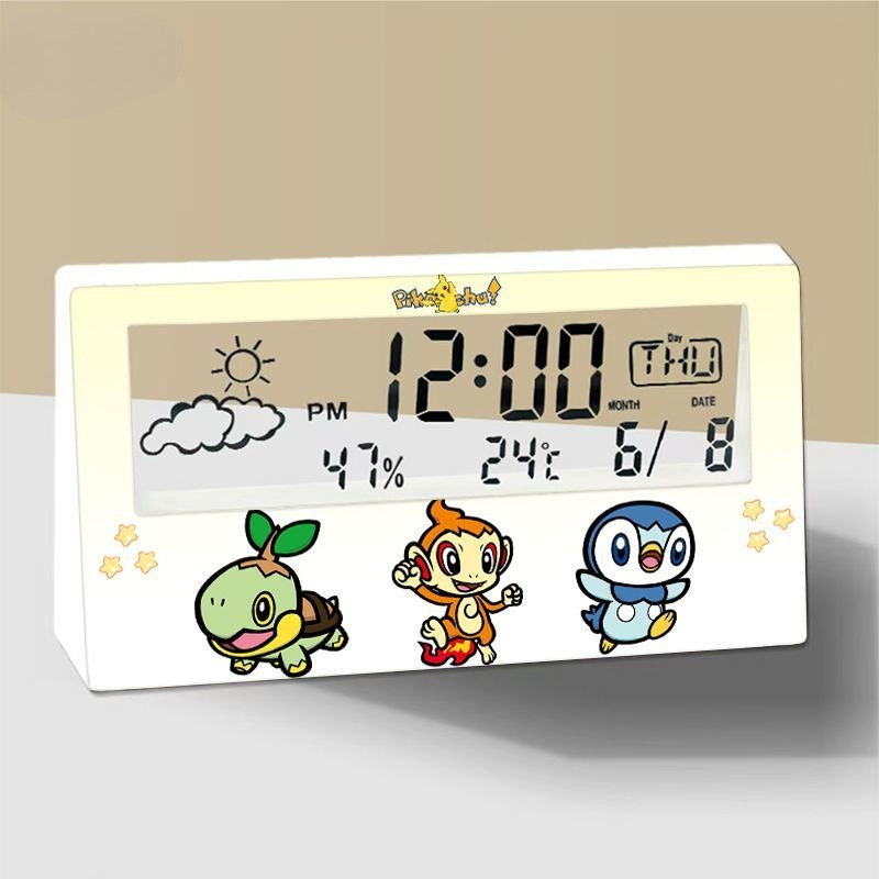 LCD Để Bàn Đồng Hồ Báo Thức Lịch Trong Suốt Thời Tiết Và Kỹ Thuật Số Hiển Thị Nhiệt Độ Và Độ Ẩm Đồng Hồ Đo Nhiệt Độ Điện Tử Độ Ẩm Trạm Thời Tiết Cho Gia Đình Có Đồng Hồ Báo Thức