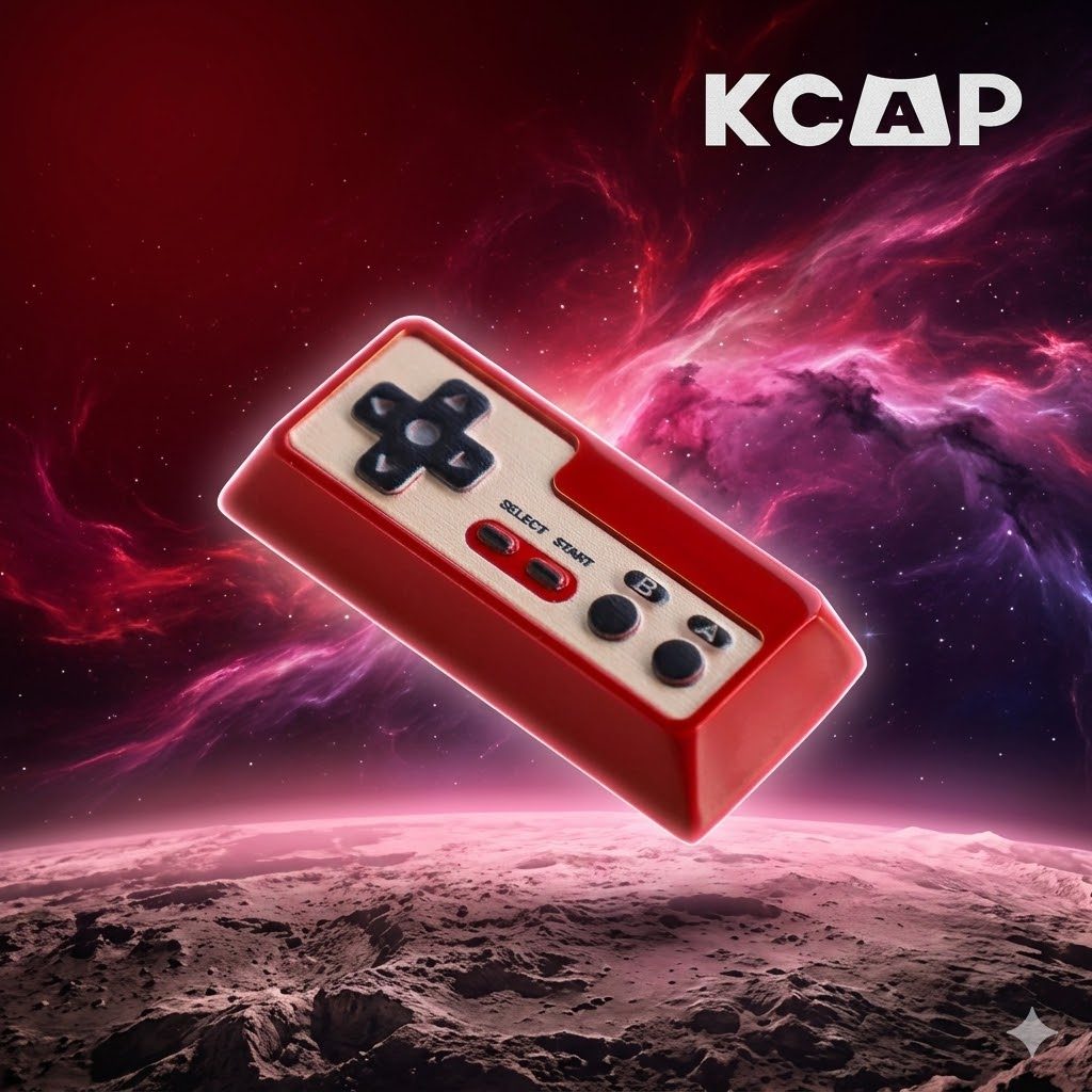 Keycap Artisan Kim Loại Gamepad Retro Mini Thiết Kế Tay Cầm Cổ Điển | KCAP - World of keycaps