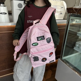 Schoolbag Phong Cách Mới Phổ Biến Chụp Đường Phố Trường Trung Học Đại Học Ba Lô Nữ Thời Trang Thường Ngày Ba Lô Du Lịch Nam