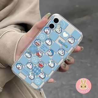 Ốp Điện Thoại Doremon Dễ Thương Cho Realme C71 C85 C75 C67 C65 C63 C61 C60 C55 C53 C51 C35 C33 C33s C31 C30 C30s C25 C25s C25Y C21 C21Y C20 C20s 5G 4G Vỏ Mềm Kiểm Tra Màu Xanh Hoạt Hình