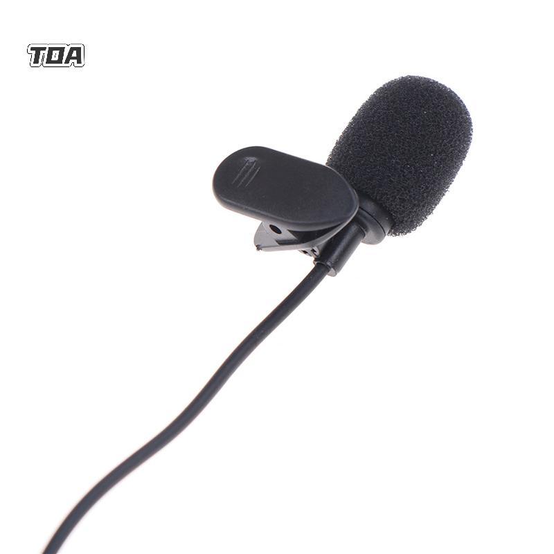 TOA 3.5mm Mini Studio Speech Micrô Clip cho PC Desktop Notebook 1.5M VN | BigBuy360 - bigbuy360.vn