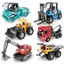 HFTOY Crane Tru Car Set Đỗ Xe Đồ Chơi Hợp Kim Kỹ Thuật Xe Máy Kéo Máy Xúc Bé Trai Xây Dựng Cho Trẻ Em Quà Tặng Sinh Nhật ~