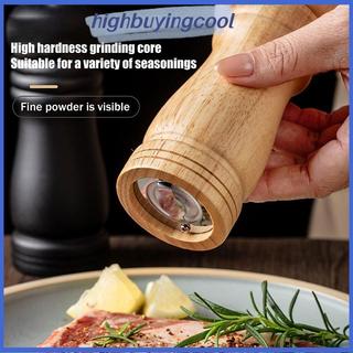 Máy Xay Tiêu Gỗ HCVN, Máy Xay Tiêu Có Thể Điều Chỉnh Độ Thô 6 / 8 / 10 Inch Gỗ Peppermill, Cơ Chế Mài Gốm Sứ Máy Xay Muối HOT