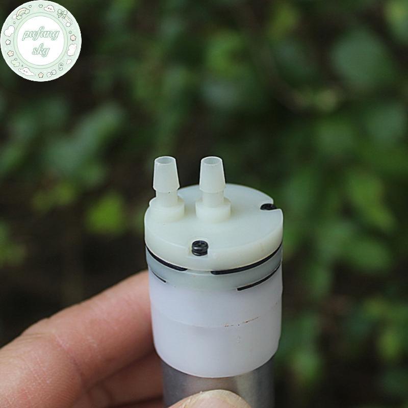 PUSKY 1 Cái DC 3.7V 5V 6V Micro Tự mồi Hút Máy Bơm Nước Động Cơ Mini 310 Màng Nhỏ Máy Bơm Nước Không Khí DIY Phụ Kiện VN
