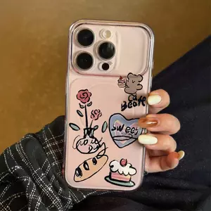 Sweet Bear Time phù hợp với 16 vỏ ốp điện thoại iPhone 17 Air vỏ Corning 14/13/11 Pro
