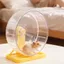 Bánh xe chạy bộ LAKAM Hamster, Bánh xe tập thể dục trong suốt dễ tháo rời​, Đồ chơi tập thể dục mở rộng bằng nhựa im lặng, Phụ kiện thú cưng