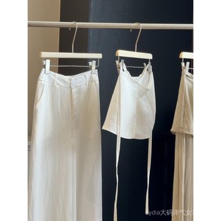 [Khuyến mãi 10%, Limited Time] Quần ống rộng nữ thiết kế đẹp mắt, vải lanh lụa, băng eo cao, tiện lợi cho mùa hè