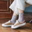 Áo tất bé gái cotton phong cách Gothic và Hàn Quốc, thiết kế mắt cá ngọt ngào