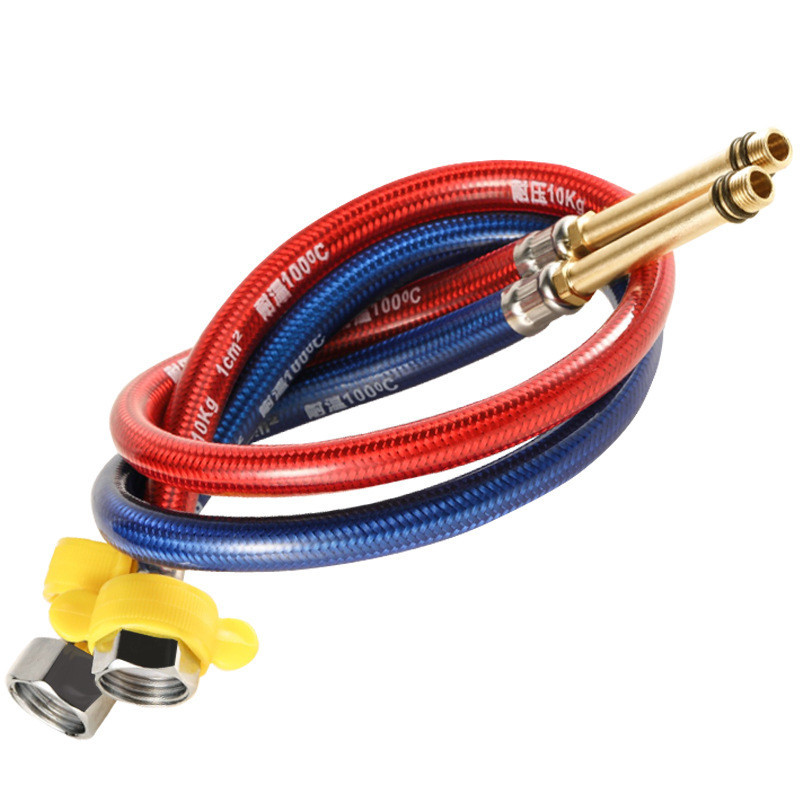 Ống nhựa bọc nhọn áp suất cao Chậu rửa nhà bếp chống cháy nổ Chậu rửa một lỗ Vòi nóng lạnh Đầu vào nước Vòi kết nối nước FAKQ