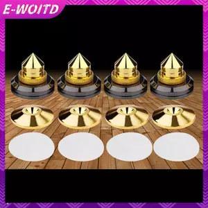 E-WOITD 4 Loa Đứng Chân Gai Gắn Loa Hộp Móng Tay Miếng Lót Shoproof E-WOITD
