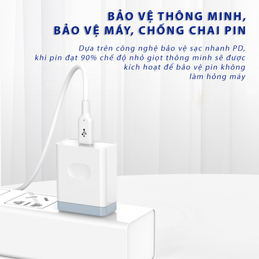 Cáp Sạc Nhanh 20W Pisen chính hãng chống đứt chống rối an toàn khoogn nóng máy BH 6 tháng