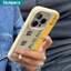 Ibumpers Ốp Điện Thoại Thanh Lịch JR Aino Chủ Đề Trạm Silicon Thẩm Mỹ Mềm Chống Sốc Vỏ Cho iPhone 11 12 13 14 15 16 17 Pro Max IP Plus