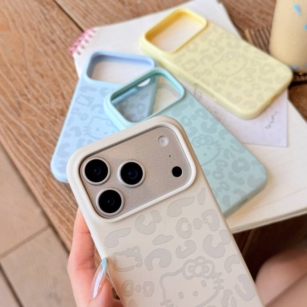 Ốp Điện Thoại Silicon Lỏng Mèo Da Báo Cho iPhone 17 Pro Max 17 Air 16 Plus 15 14 13 12 11 Vỏ Bảo Vệ Chống Sốc