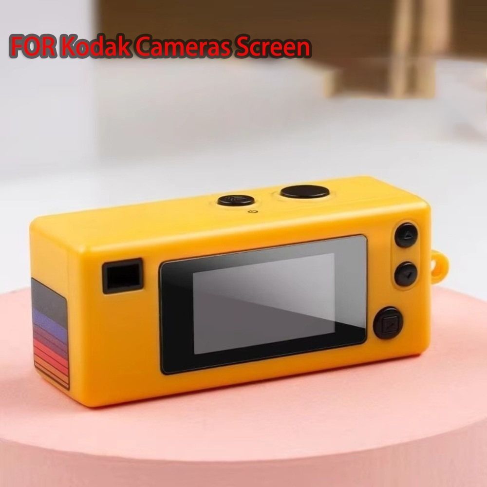 GILL cho màn hình kính cường lực máy ảnh Kodak, Tấm bảo vệ màn hình máy ảnh kỹ thuật số trong suốt 9H, Quà tặng Móc khóa Phụ kiện máy ảnh di động Phim thủy tinh cho Kodak Charmera