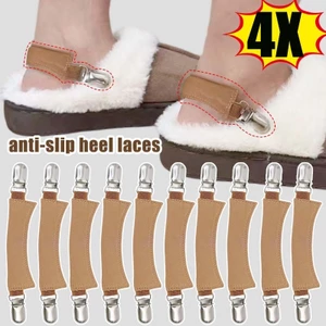 4 Dây Sandal Chống Trơn Trượt Có Thể Điều Chỉnh, Dây Đàn Hồi Phù Hợp Đa Năng, Dây Da Tổng Hợp Có Khóa Hợp Kim, Phụ Kiện Sandal