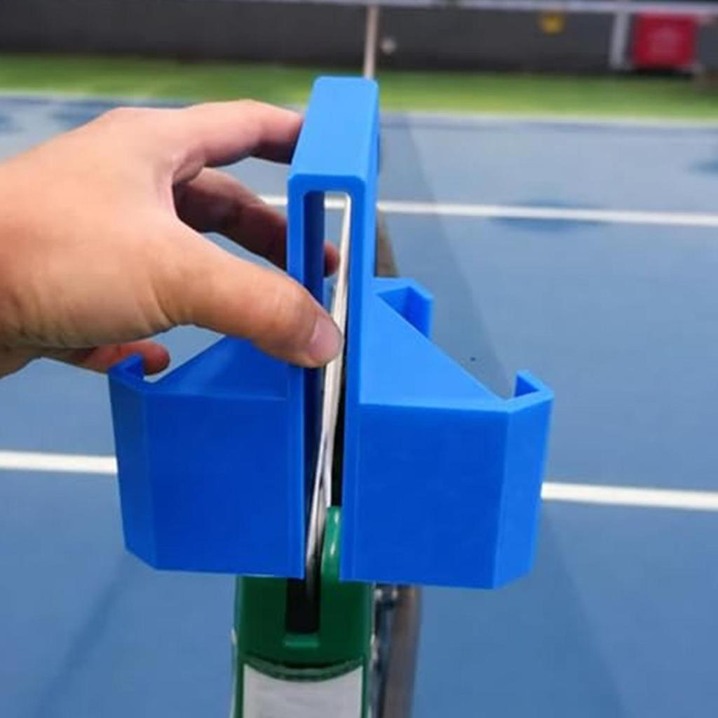 Lưới điện thoại gắn hàng rào hai mặt cho tennis và pickleball, tiện lợi ghi hình và phát trực tuyến