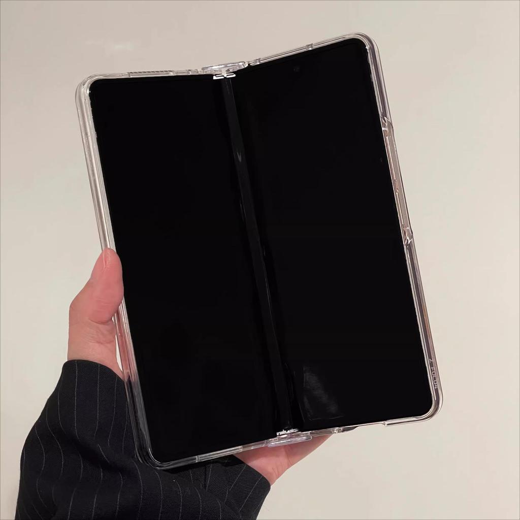 Chữ May Mắn Nicce Good Ốp Lưng Điện Thoại Thích Hợp Cho Samsung Galaxy ZFold7 zfold6 Dây Gấp Vỏ Cứng Cho Z Fold 7 6 5 4 3 5G Vỏ Bảo Vệ