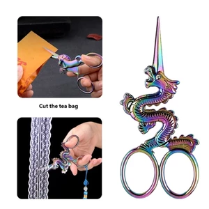 Kéo vải cổ điển Yoo Kéo thép không gỉ nhỏ Tay cầm tiện dụng cho trường học