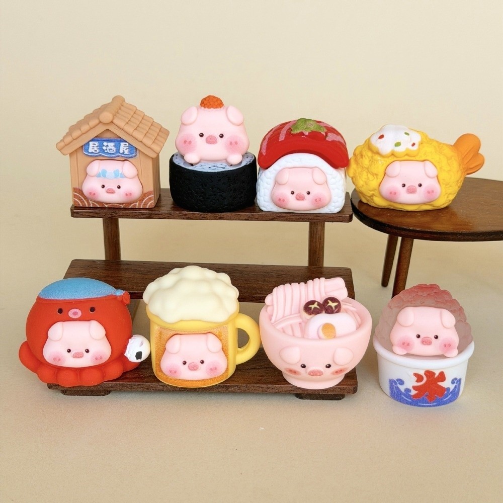 CAST 8 Cái Đồ Trang Trí Thu Nhỏ, Dạ Quang DIY Nhân Vật Mini Thủ Công, Nhựa Thời Trang 8 Cái / bộ Để Bàn Tượng Mặt Dây Chuyền Phụ Kiện