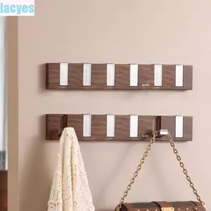 LACYES Khăn Áo Móc, Treo Tường 6 Móc Quần Áo Áo Móc Bảo Quản, Bền Trong Suốt Ánh Sáng Sang Trọng Đấm Miễn Phí Cửa Sau Quần Áo Móc Tắm