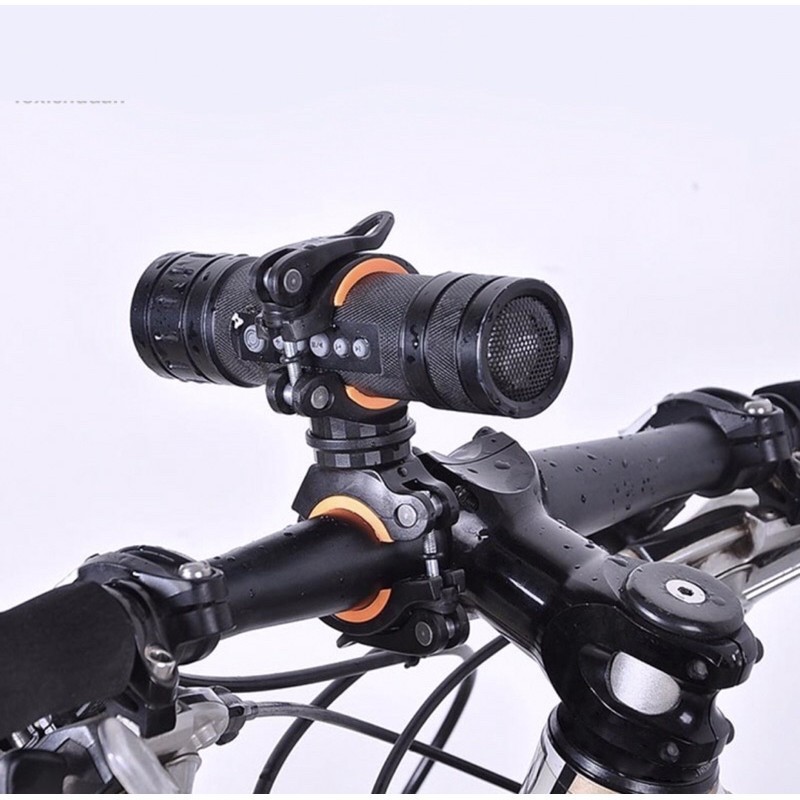 Kẹp đèn pin xe đạp 2 đầu, xoay 360 độ đa năng - Giá đỡ kẹp đèn pin xe đạp，2 đầu ， Xoay 360