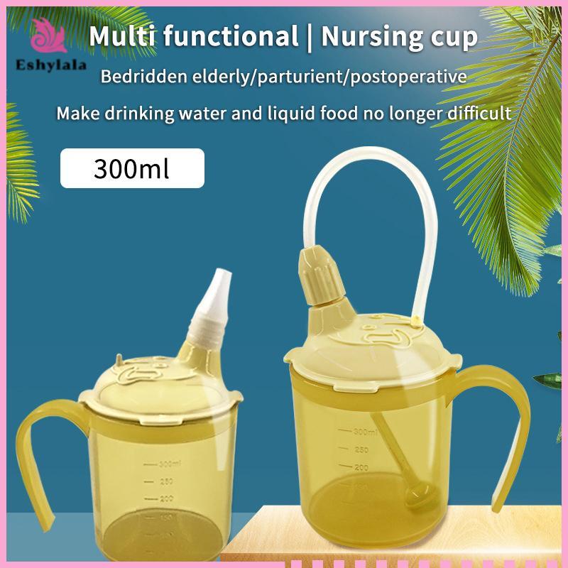 Tay cầm cốc Sippy dành cho người lớn Cốc nhựa Cốc uống nước Người cao tuổi Người khuyết tật Chống tràn Chứng khó thở Cup Parkinsons Aid Living [MỚI]