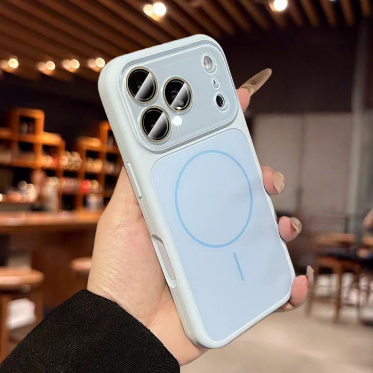 Có nắp ống kính / Ốp lưng cứng silicon + PC tương thích cho iPhone 13 pro max 14 pro max 15 pro max 16 pro max 17 pro max