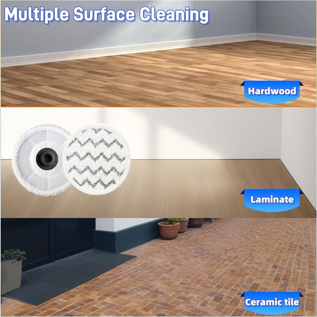 Miếng Lau Nhà Cho SmartSteam Chà Hơi Nước Cây Lau Nhà 3897A 3712C 3712W Xoay Cây Lau Nhà Thay Thế Miếng Lót