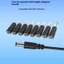 Cáp chuyển đổi tăng cường NOTE1, Bộ chuyển đổi USB-C sang DC 3A 5V sang 12V, Cáp chuyển đổi PD điện áp có thể điều chỉnh bền bỉ Bộ chuyển đổi sạc nhanh