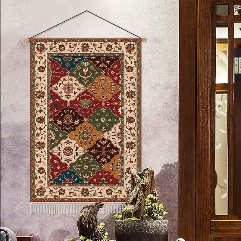[Sang Trọng & Độc Đáo] Tranh Vải Treo Tường Họa Tiết Morocco - Thảm Vải Decor Thổ Cẩm Cao Cấp Cho Phòng Khách & Phòng Ăn Tạo Điểm Nhấn Nghệ Thuật 2026