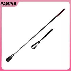 PNPIA- Thép Kính Thiên Văn Tay Cầm Dài Shoehorn Hữu Ích Giày Nâng Muỗng Giày
